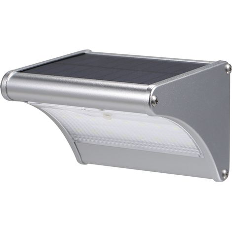 Aplique solar de pared con detector de movimiento por radar, resistente al agua y con carcasa de aleación de aluminio. (1/5)