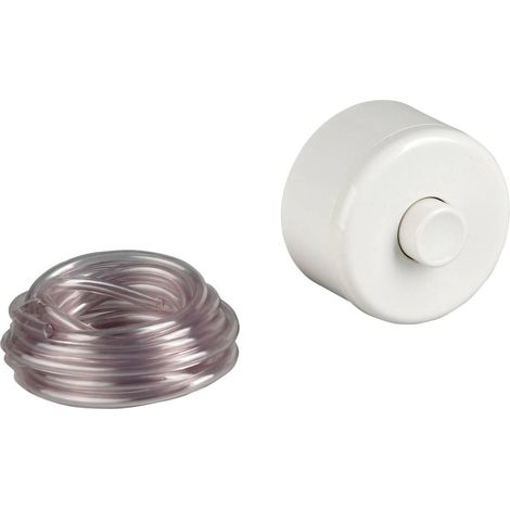 FLUIDMASTER - BOUTON EXT.PNEU POUR DE L'ARGENT EXTERNE ET ENCASTRÉ BLANC SCHWAB (1/2)