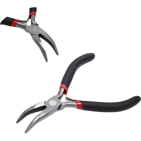 Pince à bijoux, pointes de précision, design ergonomique, Pince réglable (1/2)