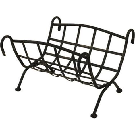 FEDOR leñero metal pies 34x45x38 cm , Leñero metal piesFabricado en metal de alta calidadIdeal para depositar su leñaMedidas: 34 x 45 x 38 cm.