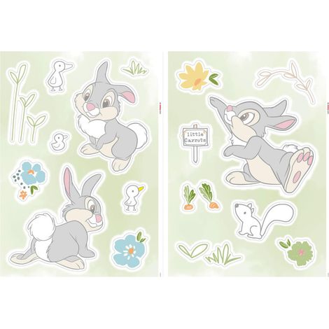 Stickers Mural Géant - Pan-Pan et ses amies - 50 x 70 cm (1/2)