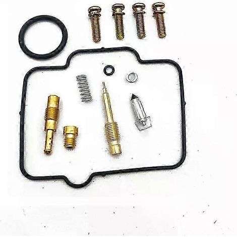 Kit de réparation de carburateur pour moteur de moto (pointeau, joint, vis d'air) compatible avec Honda XR650R 2000-2006 (XR650 XR 650 R 650R). (1/3)