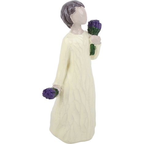 Statue de la fille du saule, figurine en résine peinte à la main, sculpture de demoiselle d'honneur, ornement artisanal (1/5)