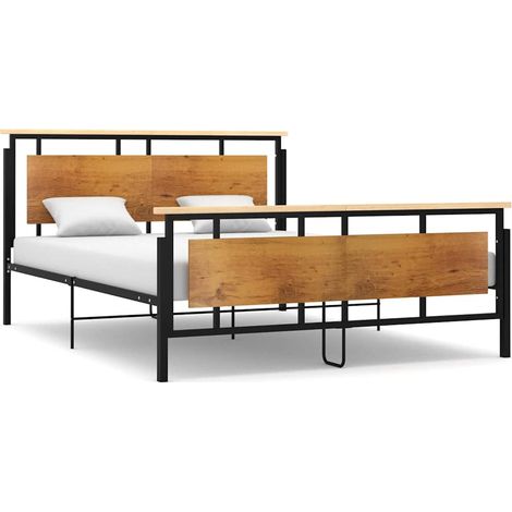 Maison Exclusive - Bett Metall 160x200 cm (1/5)