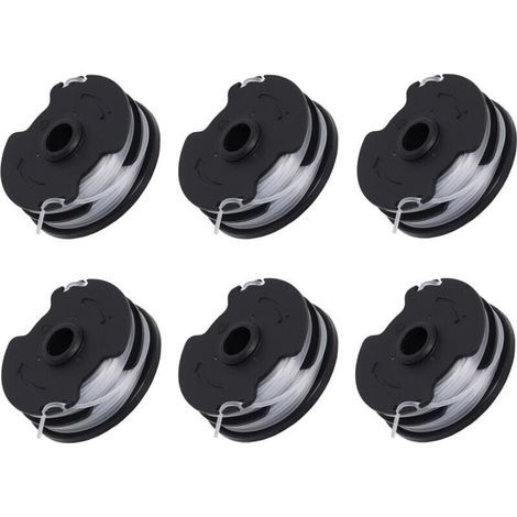 Paquete de 6 bobinas de repuesto para la desbrozadora inalámbrica Parkside PRTA 20-Li C3 IAN351753 (1/4)
