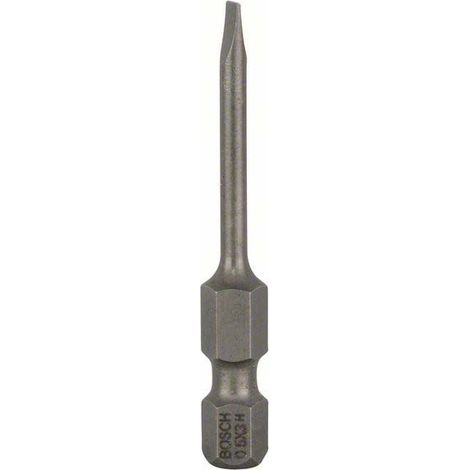 Bosch Schrauberbit Extra-Hart, S 0,5 x 3,0, 49 mm, 3er-Pack (1/4)