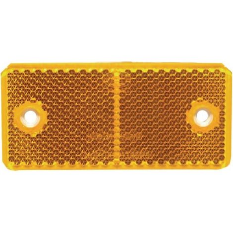 Catadioptre rectangle orange 180x40mm à visser HELLA 8RA003326011