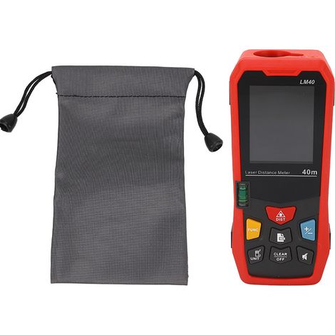 Télémètre laser numérique haute précision LM40 - Mètre de distance portatif pour mesure intérieure et extérieure (1/5)
