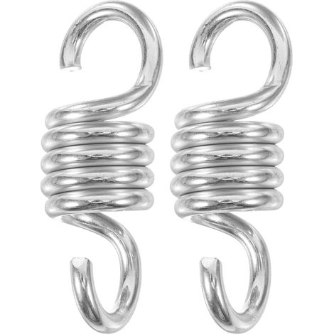 Ressorts De Balançoire Métal Galvanisé Ressort De Suspension pour Chaise Hamac Chaise Suspendue Et Balançoire De Porche 3.74 X 1.34 X 0.26 in Installation Facile (1/5)