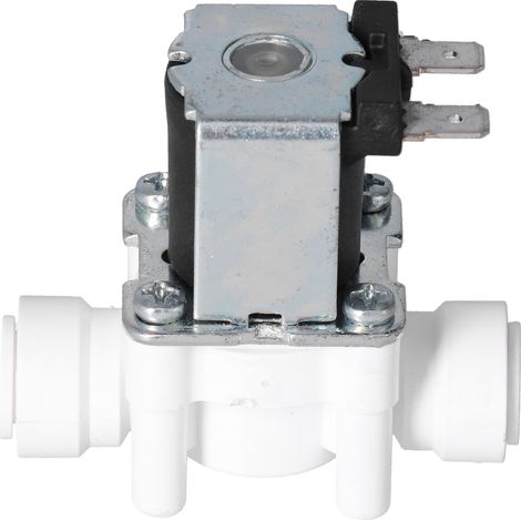 Électrovanne en plastique, raccord rapide 3/8 po, normalement fermée, 220 V CA (1/5)