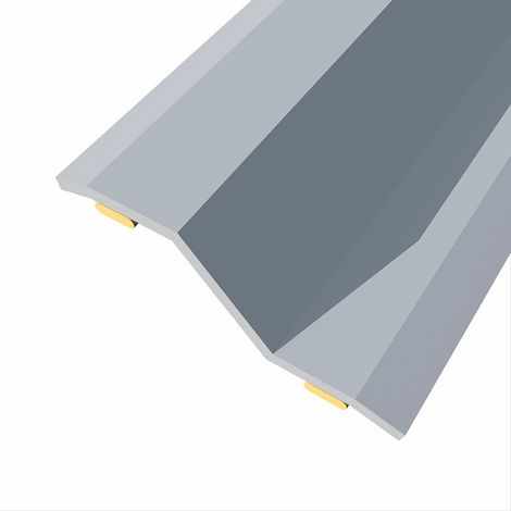 Junta de acero para desnivel 8-14 mm, adhesiva, flooring, inox, 83 x 3,6 cm