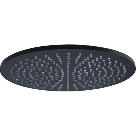 Paffoni Stick - Rociador de ducha, diámetro 23 cm, negro mate ZSOF074NO (1/3)