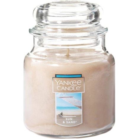 Vela Yankee Candle pequeña en frasco Sol y Arena 104 g
