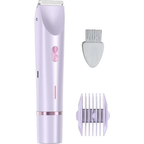Épilateur électrique portable pour femmes, rechargeable par USB, pour maillot, aisselles et bras (violet). (1/5)