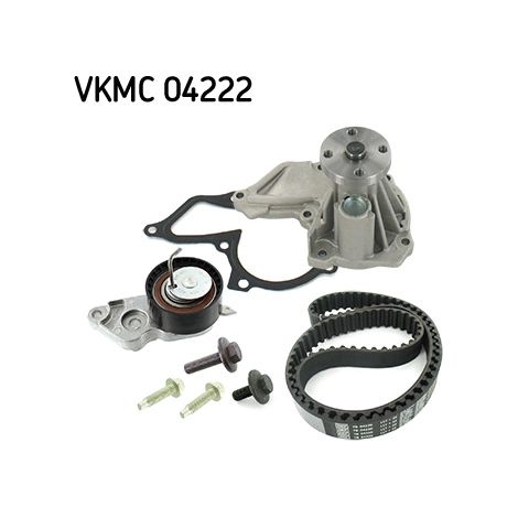 Pompe à eau + kit de courroie crantée SKF VKMC 04222 FORD 1004297 1004299