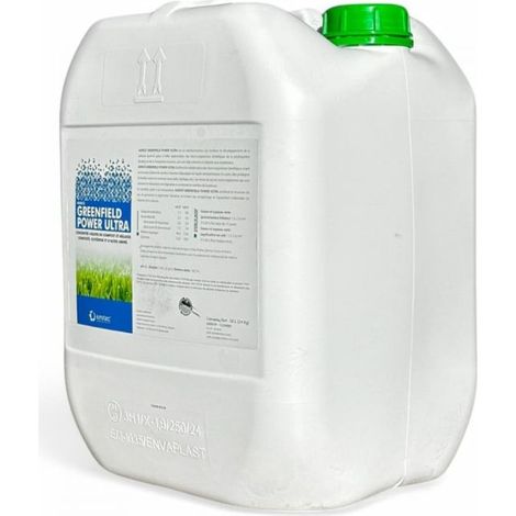 Biostimulant Green Field Power Ultra 20 L pour nutrition et densification du gazon - Kimitec NEG01004