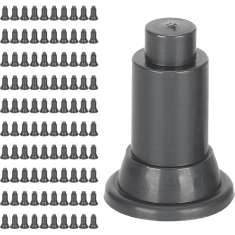 Panneau isolation aquarium 100 pièces support pieds séparateur, noir (1/5)