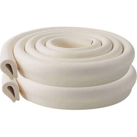 Protection d'Angles et Rebords pour Bébés, 2M 2 Set Protection Mousse Sécurité Rouleau de Mousse Antichoc pour Bébé sur Coins de Murs,des Meubles,Bords de Table (1/4)