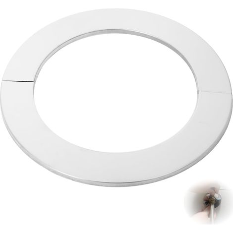 Rosace cheminée 120mm Murales en Acier Inoxydable, rosace conduit tuyau 120 mm diametre 125 x 175 x 5mm Résistant à la Chaleur pour Chaudières(120mm 1pcs) (1/5)