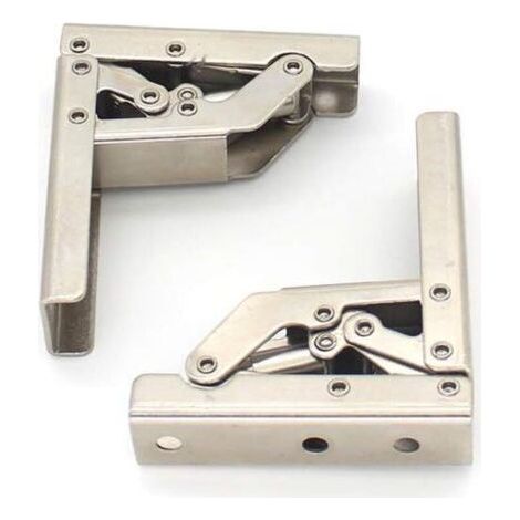 4pcs Thickened 90 Degree Foldable Hinge Bracket Connecting Cabinet Hinge Hidden Bracket Table Frame Furniture Accessories (1/5)