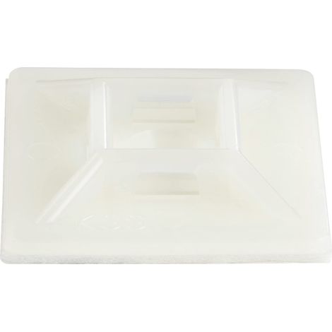 100 Supports Serre-Câbles Adhésifs, Nylon, 5.5mm (CBMCTM3) (1/2)
