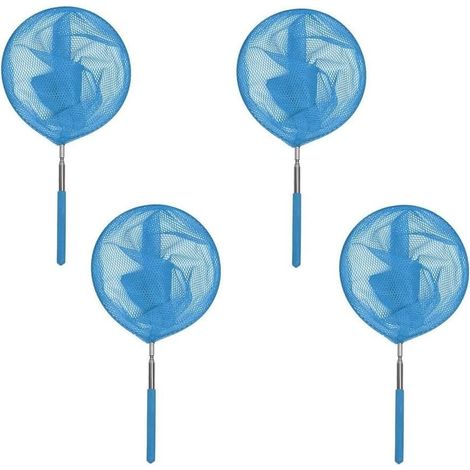 Épuisettes pour Piscine - 4 Pieces 33,46 Pouces Épuisette De Fond Acier Inoxydable À Maille Fine Spa & Petites Piscines Outil d'entretien Extérieure pieces (1/5)