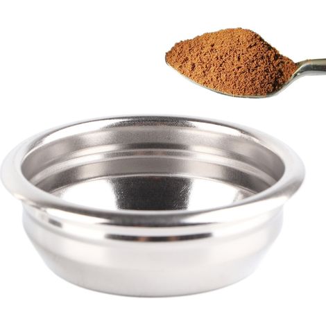 Panier Filtre Poreux 22g en Acier Inoxydable pour Porte-filtre Café 2 Tasses, Compatible Poignée 58mm (1/5)