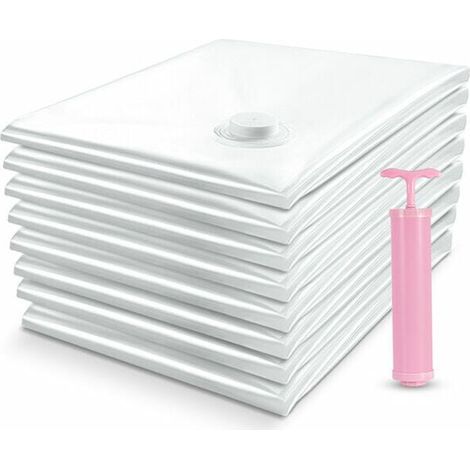 Lot de 6 sacs de rangement XXL pour aspirateur - Housses de rangement pour aspirateur - Extra résistants - Rangement pour manteaux, vêtements, couettes, oreillers - Marque française... 6 XXL (80 x 100 (1/5)