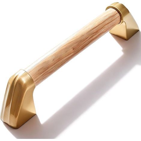Grab bars for the elderly, 30 cm, wood-look handrail, shower grab bar, stainless steel, bath grab bar, shower grab bar, for toilet, bathroom (1/5)