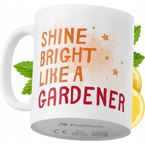Lustiger Kaffee- oder Teebecher für Gärtner mit witzigem Textdesign – ideal für Geburtstage, Namenstage, Feiertage und besondere Anlässe. Hochwertiger Becher für Zuhause, Büro und Arbeit. Farbe: Weiß,