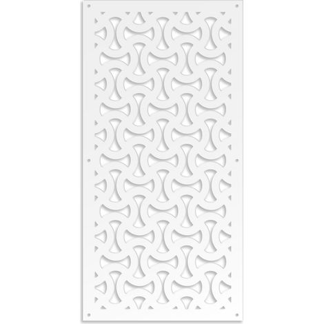 SNAKE - Pannello in PVC traforato - Parasole - Colore: bianco - Misura: 50x150 cm (1/4)
