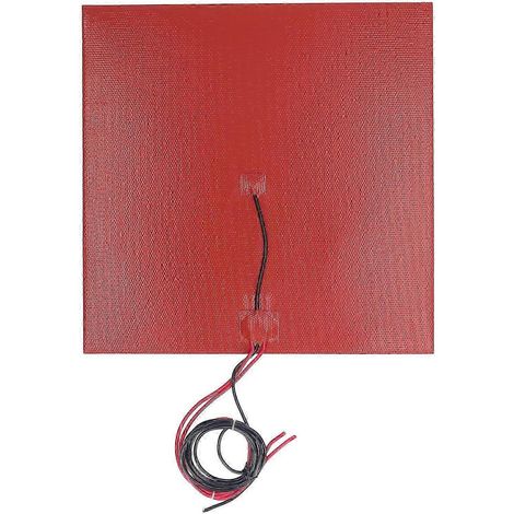 Plaque Chauffante Silicone 450W 350mm pour Lit Chaud Imprimante 3D, Adhésif Fort, Thermistance 100K, Chauffage DC 24V, Sécurisé (1/5)