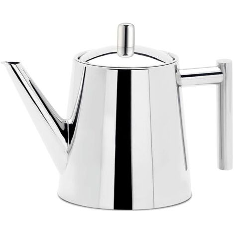 Bouilloire à thé en acier inoxydable avec infuseur amovible - 800 ml - Passe au lave-vaisselle avec passoire