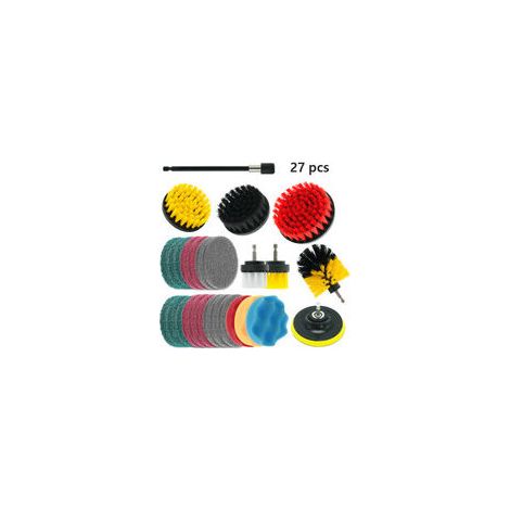 25 Brosse Perceuse Brosse de Nettoyage pour Perceuse Ensemble de Brosse de Forage électrique Brosses (1/5)