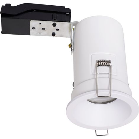 Support de spot fixe blanc GU10 BBC RT2012 IP65 étanche Basse Luminance ref.941 (1/5)