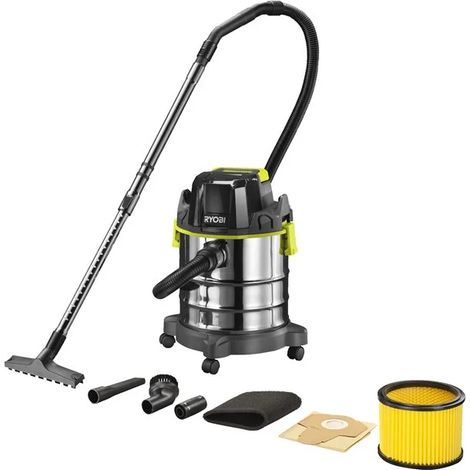 Aspirateur liquide solide Ryobi R18WDV-0 Batterie 18V 18 Lt (corps uniquement)