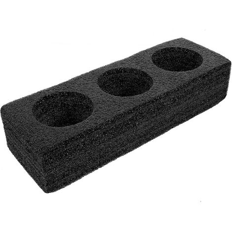 Porte-tasse à thé au lait portable, porte-tasse à café, plateau d'emballage pour boissons (type 3 trous)-30X10X7CM-Black1
