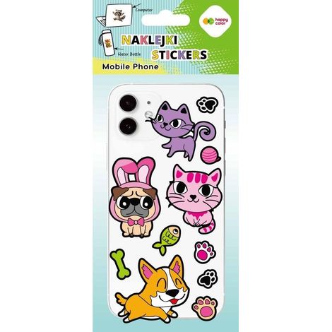 Mobile Silly Friends Sticker 90x205 fröhliche Farben