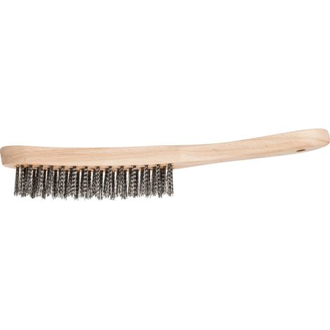 PFERD TOOLS Handbürste HBU 3reihig Edelstahl-Draht-Ø0,30 universell einsetzbar 10 Stk (1/5)