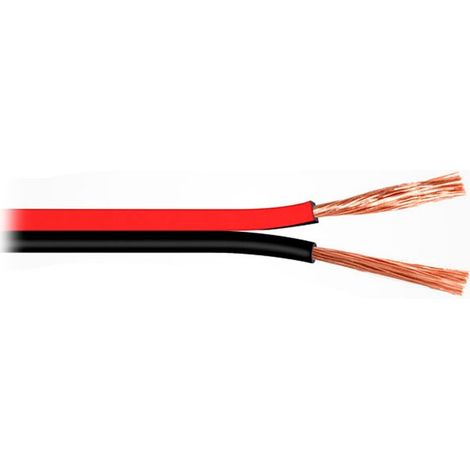 Cable paralelo bicolor audio Rojo/Negro 0.75 Rojo/Negro 0.75 (1/2)