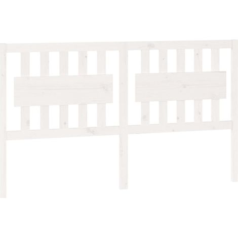 Maison Exclusive - Cabecero de cama madera maciza de pino blanco
