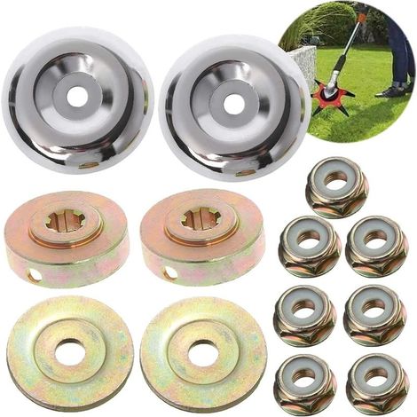 Accessoires pour tête de débroussailleuse universelle avec 5 écrous de fixation pour débroussailleuse Stihl (1/5)