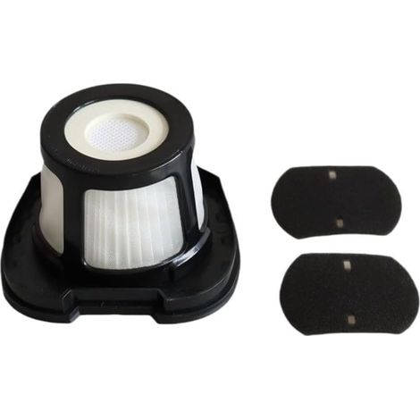 Lot de 3 filtres à vide pour Vax 1614212 1614203 2390 2284W – Pièces de rechange HEPA pré-moteur pour levage extensible pour animaux domestiques pour modèles Mach Air – Noir 110 x 73 mm (1/5)