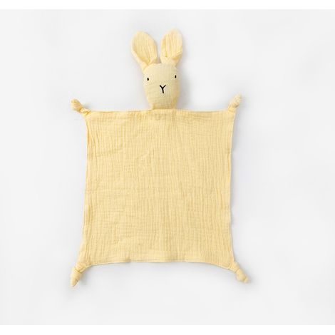 Couverture bébé - couverture bébé lapin - couverture bébé fille et bébé garçon - couverture jouet pour bébé - convient aux poussettes, berceaux et sièges auto - 28 x 28 cm (1/3)