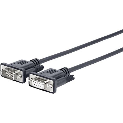 Vivolink PRORS3 Parallelkabel Schwarz 3 m D-Sub 9-polig