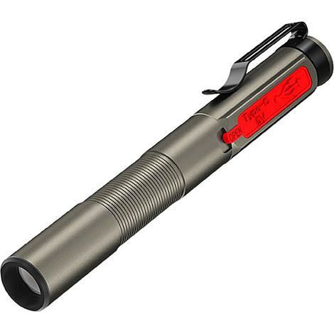 Lampe torche LED avec projecteur, batterie rechargeable intégrée de type C - AquaForge (1/5)
