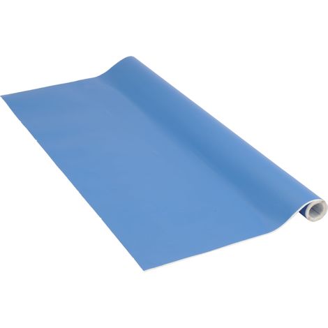 Venilia Pellicola adesiva, Azzurro Blu azzurro, 45cm x 2m, Spessore 160μ, Pellicola autoadesiva per mobili o cucina, carta da parati, PVC senza ftalati, Prodotto in UE (1/5)