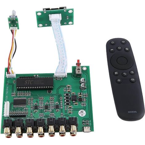 Préamplificateur DLHiFi F11 M62446 5.1 6 canaux avec télécommande indépendante et écran OLED pour amplificateur HiFi (1/5)
