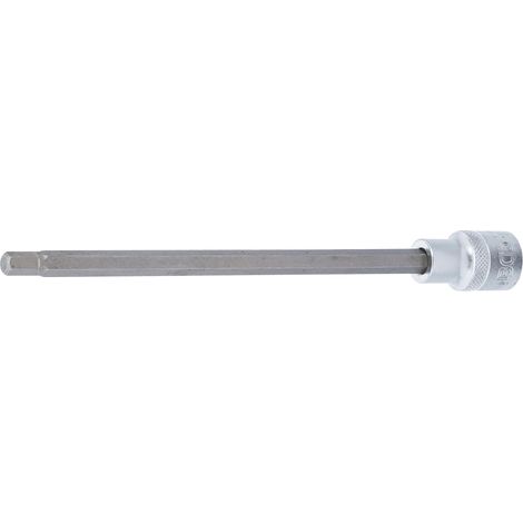 BGS Bit-Einsatz Länge 200 mm Antrieb Innenvierkant 12,5 mm (1/2") Innensechskant 7 mm - 4277 (1/2)