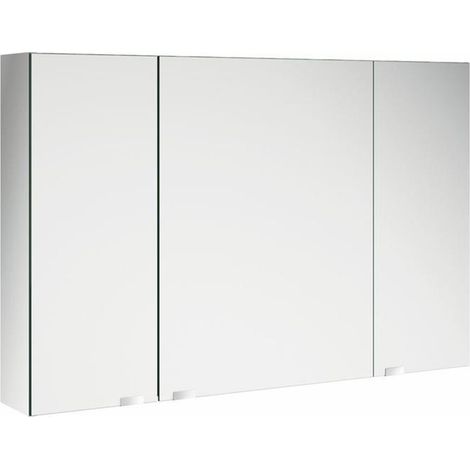 Armoire à miroir ALLIANCE 1200 3 portes-miroirs doubles 1200 x 650 x 150 mm (1/5)